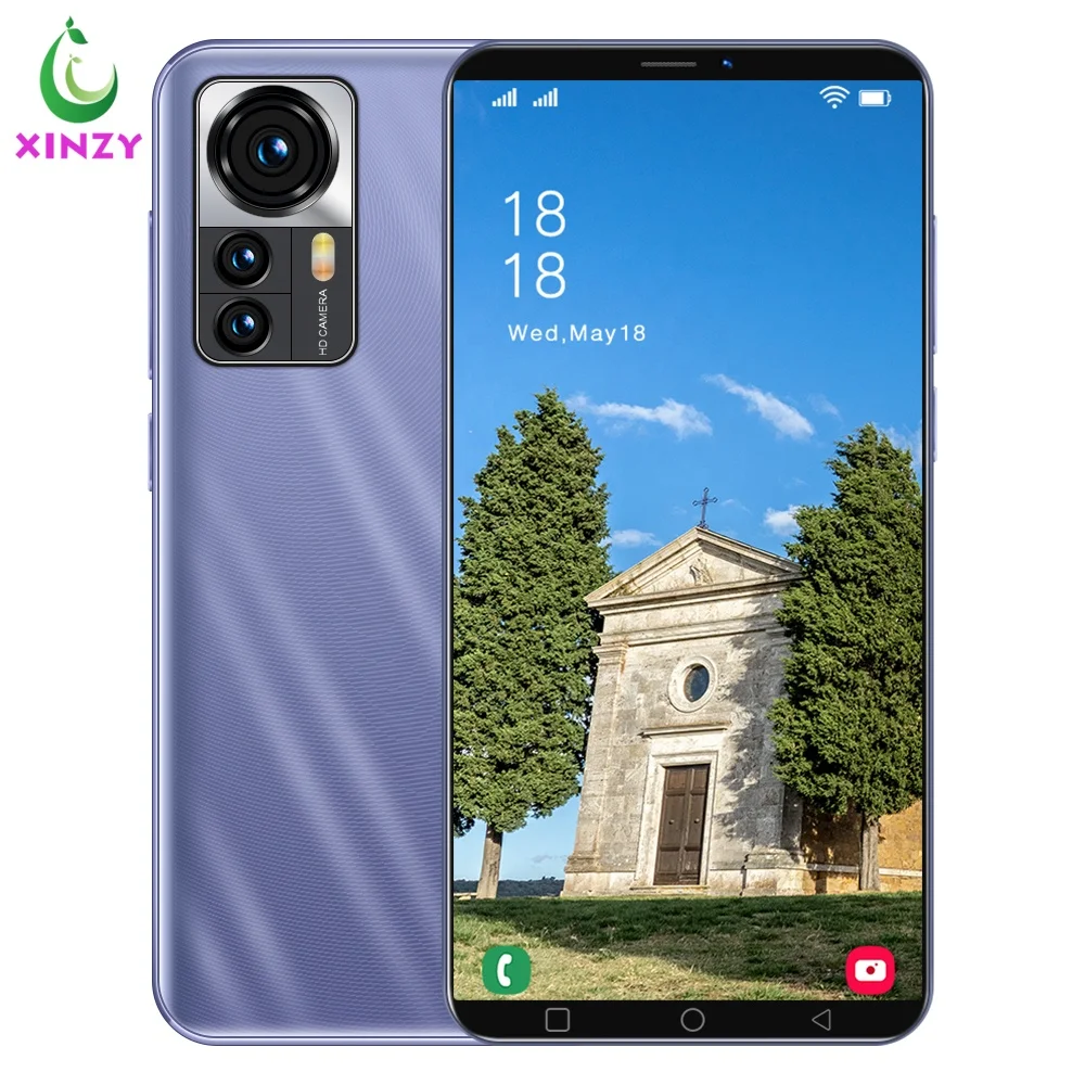 XINZY  OEM   Original Wholesale 5.7inch Display Unlock Cheap Phone Price Original 12pro Quick Charge 5G Mobile Phone