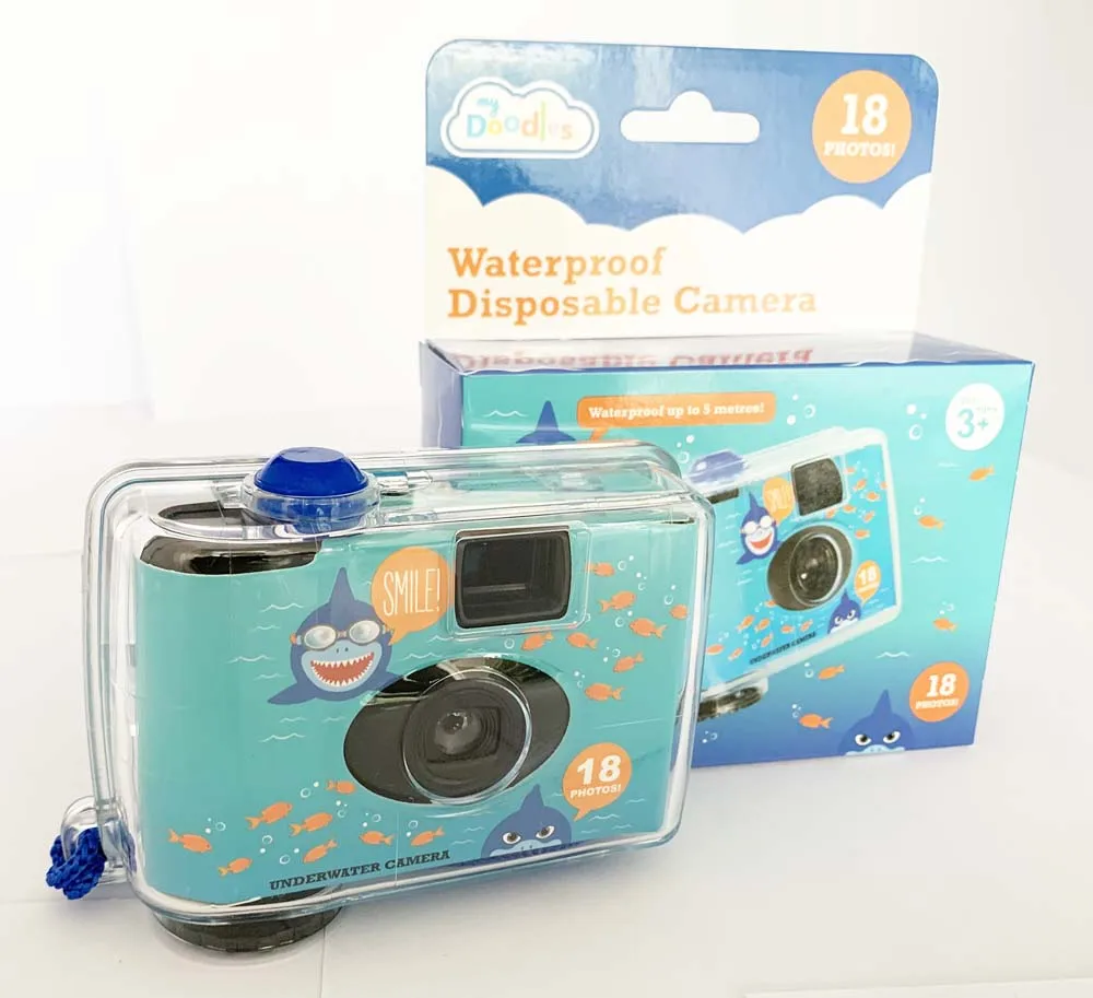 Factory disposable waterproof film camera underwater design for promotional gifts in summer