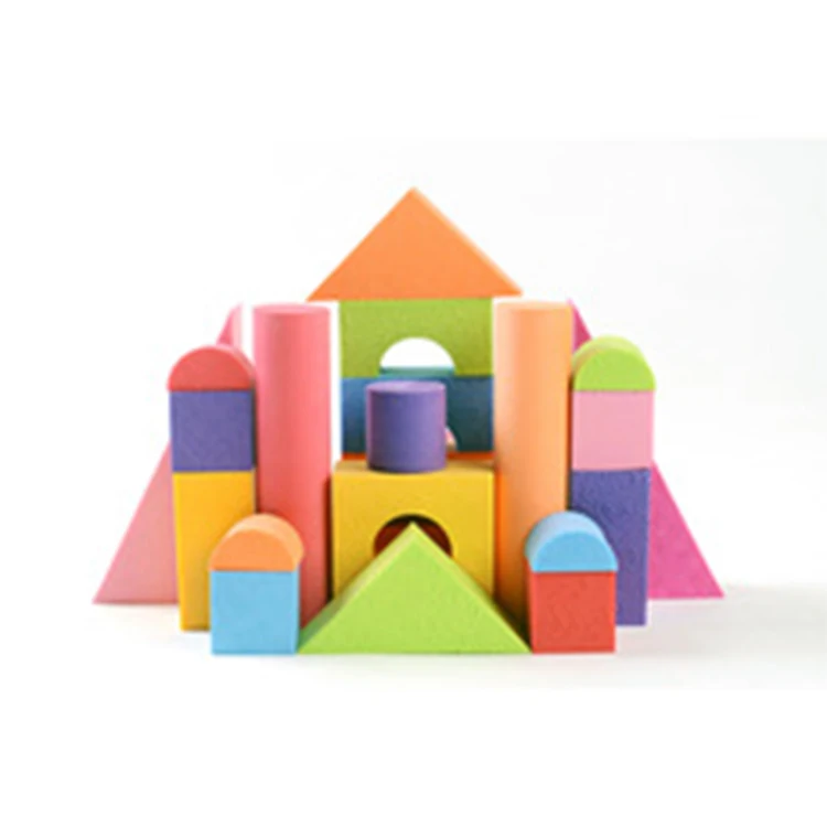 
Soft EVA Foam Stackable Building Blocks Giant Castle Stacking Toy Construction Toys With Different Shapes & Sizes Bright Colors 