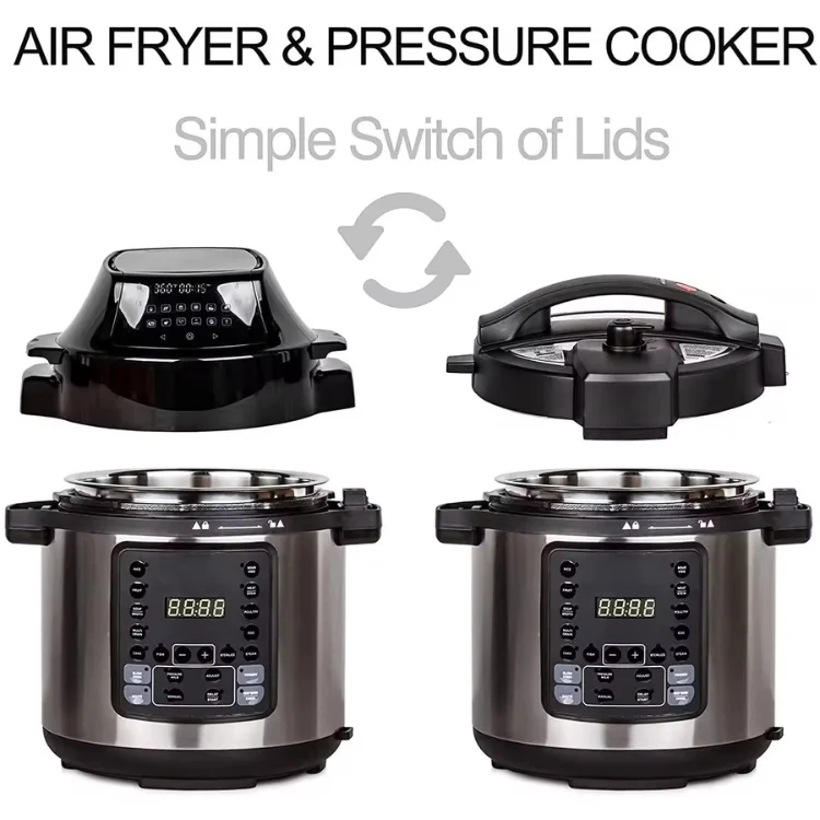 Aluminum Double-Side Non-Stick Coating Pressure Cooker