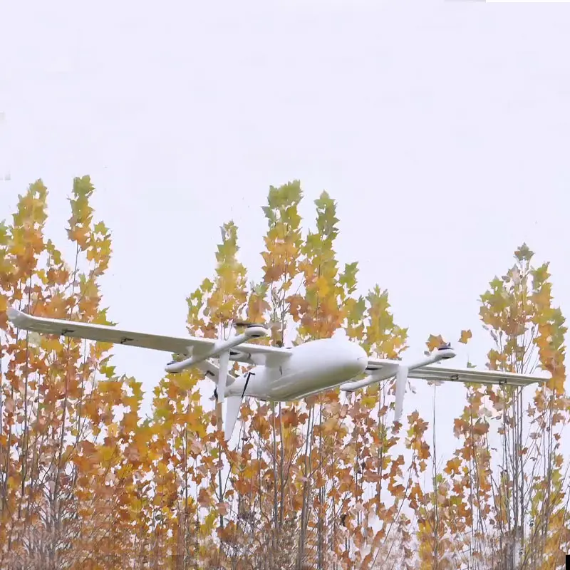 FOXTECH AYK-350 с неподвижным крылом Бла (беспилотный летательный аппарат наблюдения длинный Диапазон отображения доставки Дрон VTOL