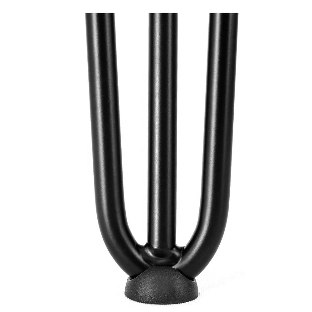 Hairpin Leg 28' Inch Wholesale Cheap Black U V Shaped Iron Steel Restaurant Desk Feet Metal Furniture Dining Hairpin Table Legs