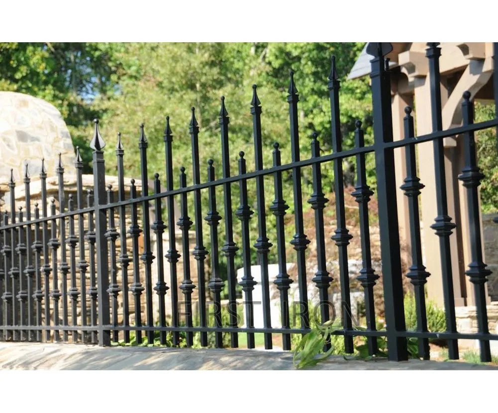 Modern design wrought iron fence wrought iron gate ornamental fence
