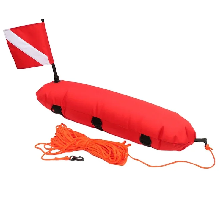 DPR double layer diving spearfishing float buoy with dive flag and rope
