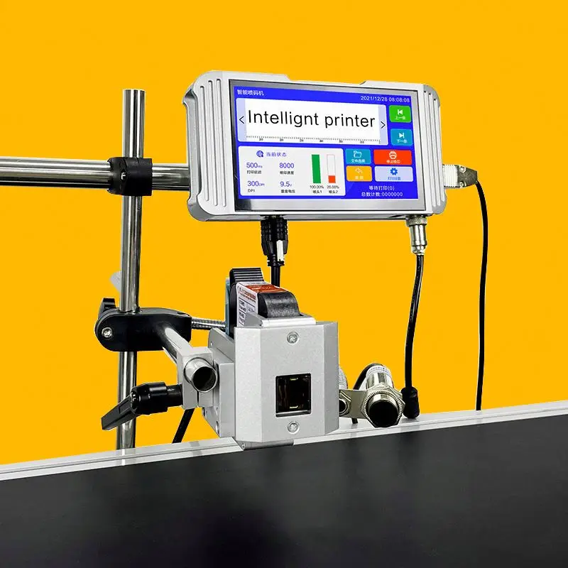 Automatic Date Code Plastic Bag Thermal Inkjet Printing Machine Expiry Data Plastic Bottle Coding Machine