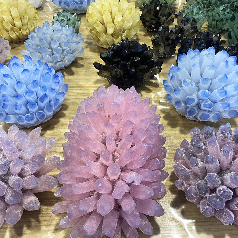Wholesale Price Natural Crystal Clusters Crafts Crystal healing stone Feng Shui Stones