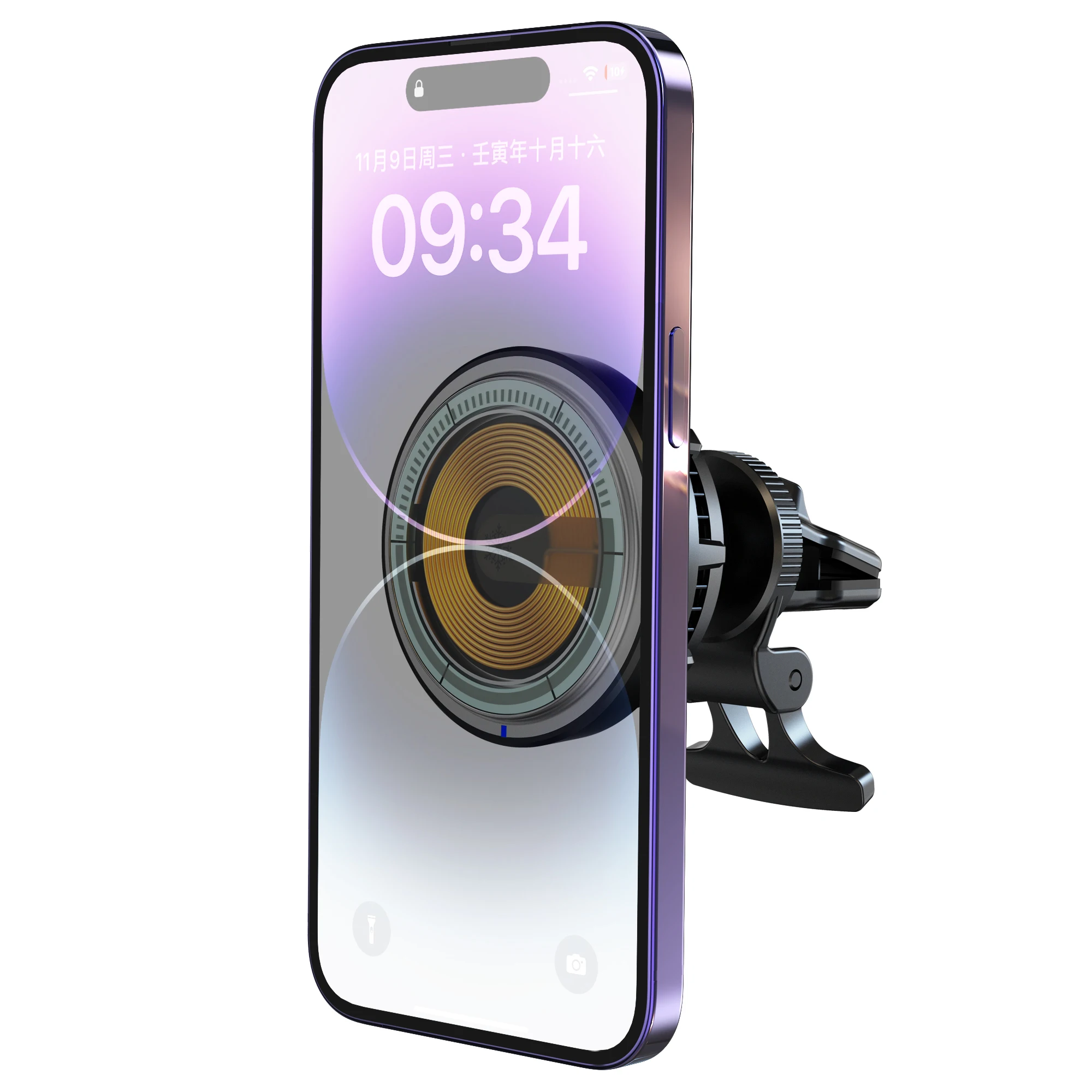 Phone Holder 15W Car Wireless Charger Charging Qi for Iphone Samsung New Product Factory Wholesale Car Charger Holder