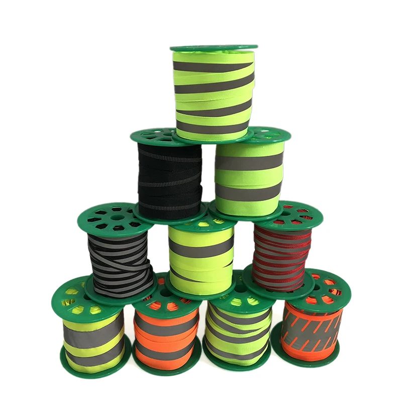  Яркая Светоотражающая безопасная тканевая лента 5 см оптом