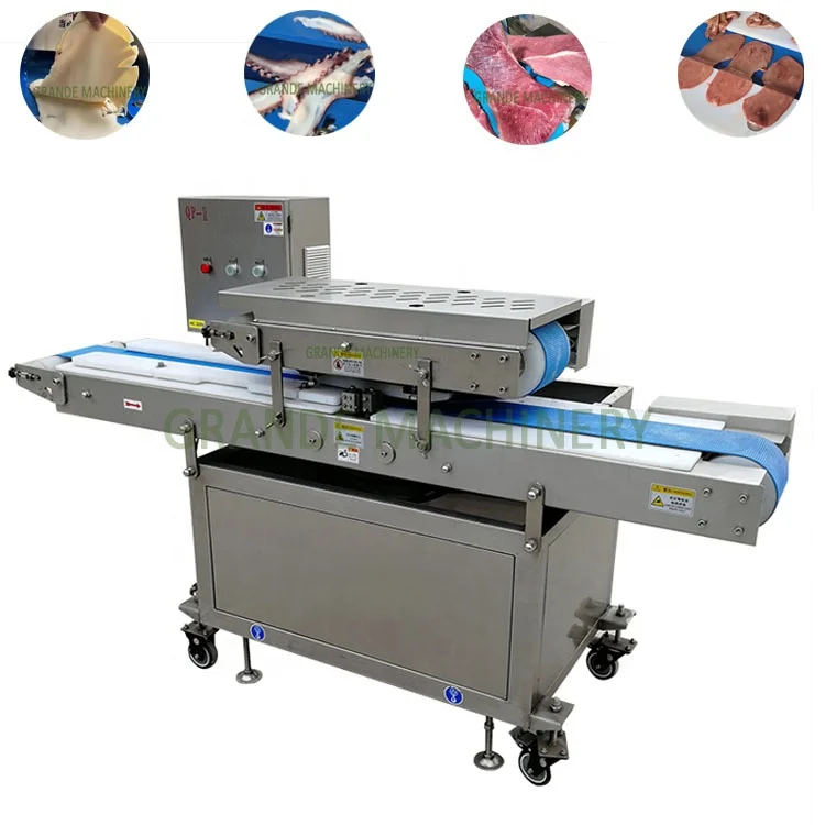 2023 Automatic Fresh Beef Jerky Slicer/Flake Pork Meat Slicing Machine/Chicken Breast Slice Making Machine with Durable Cutters