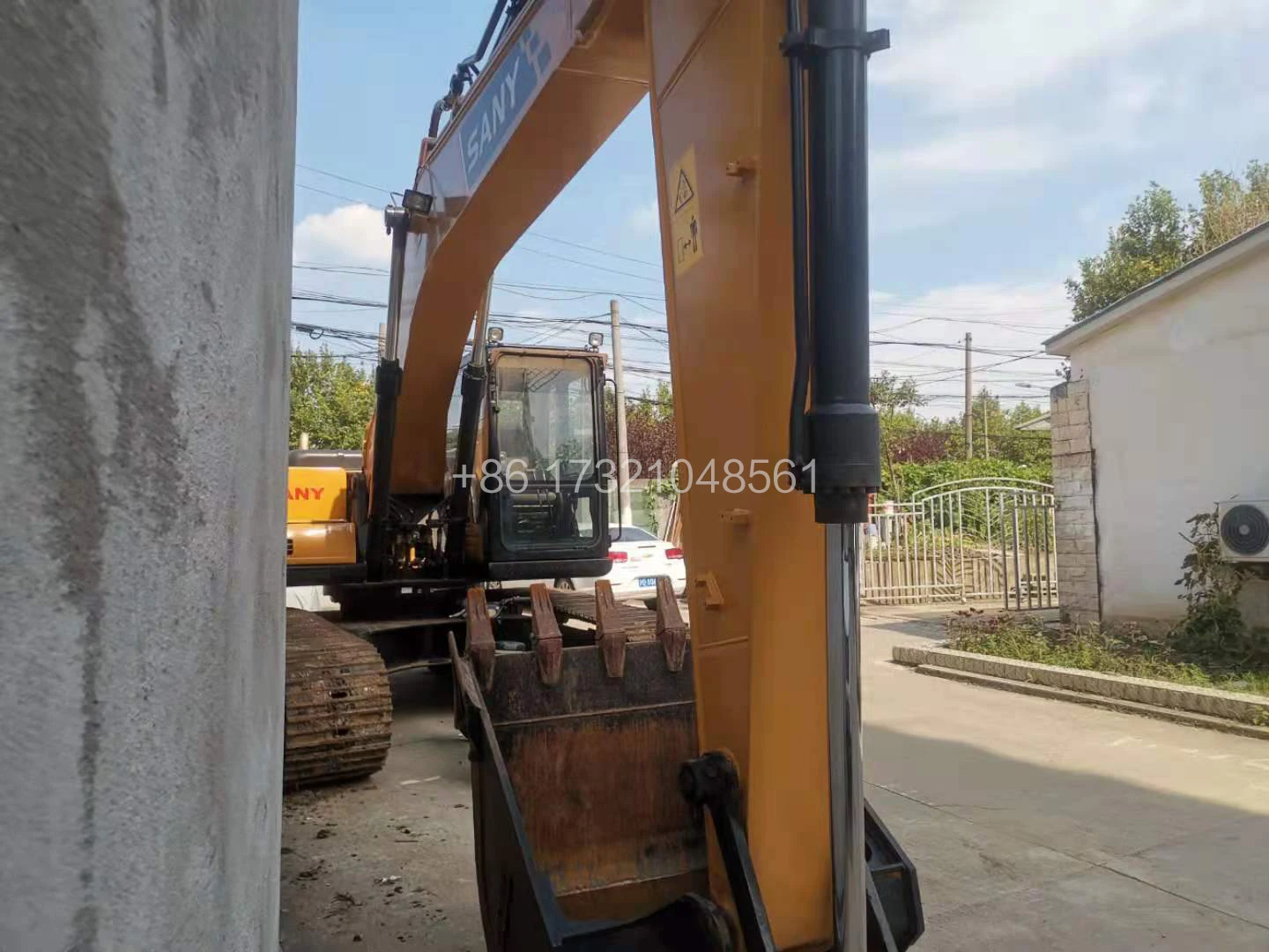Б/у гидравлический экскаватор shandong SANY 215C с длинной