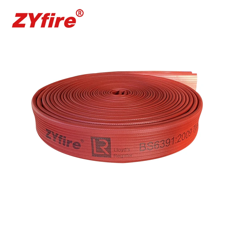 ZYfire firefighting equipment accessories NBR covered UL listed fire fighting hose pipe for fire attack