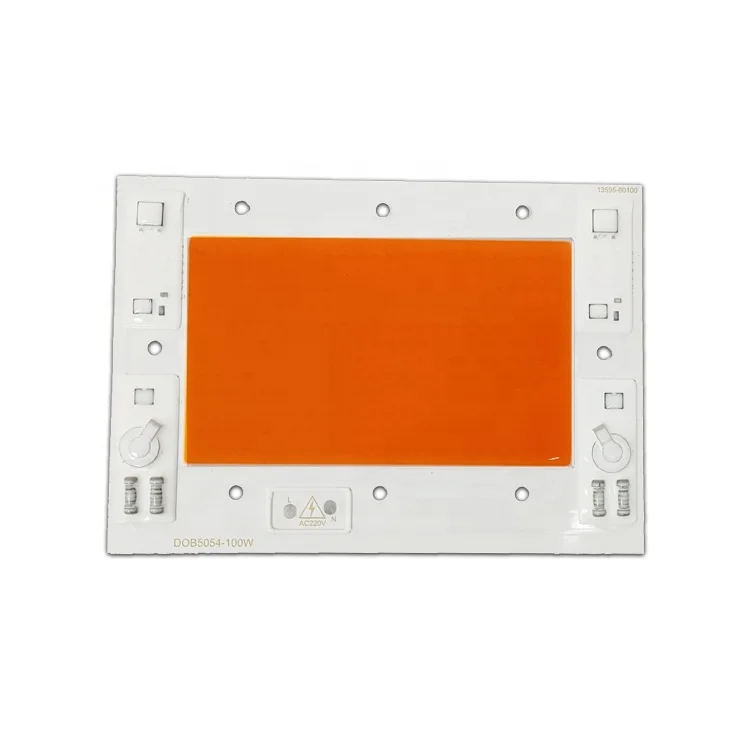 Full Spectrum 5054 Driverless 220V 50W 100W 150W White Pink Led Cob Led Grow Light COB Chip AC Cob Led Chip