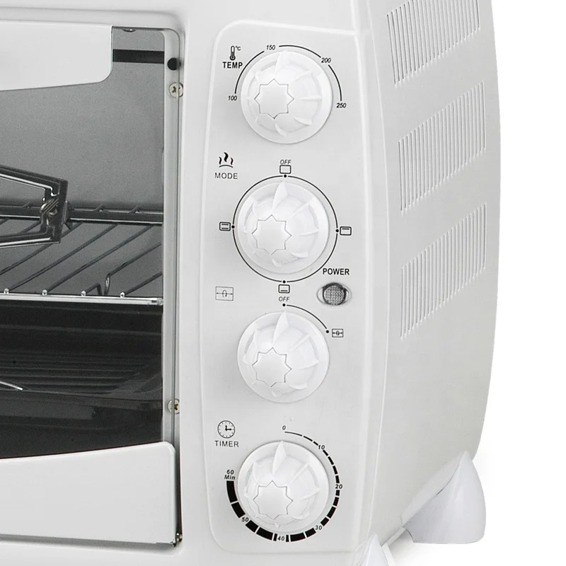 Полностью белая духовка с функцией приготовления гриба 35 л