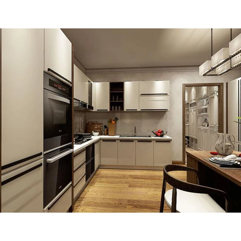 Nicocabinet Custom Classic Beige Timber European Royal Style Luxury Kitchen Cabinets