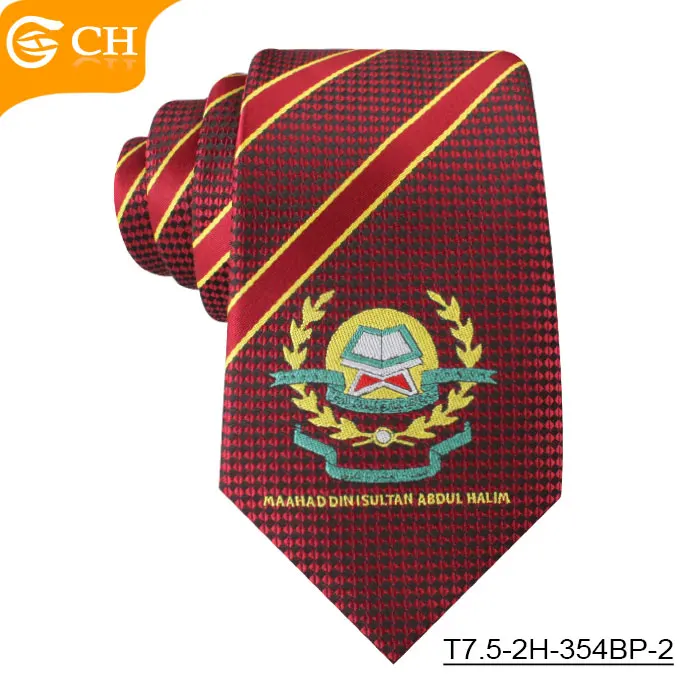 ODM OEM Fashion Design Jacquard Neckties Mens Silk Polyester Neck Tie For Bank Accept Custom Logo Polyester School Ties
