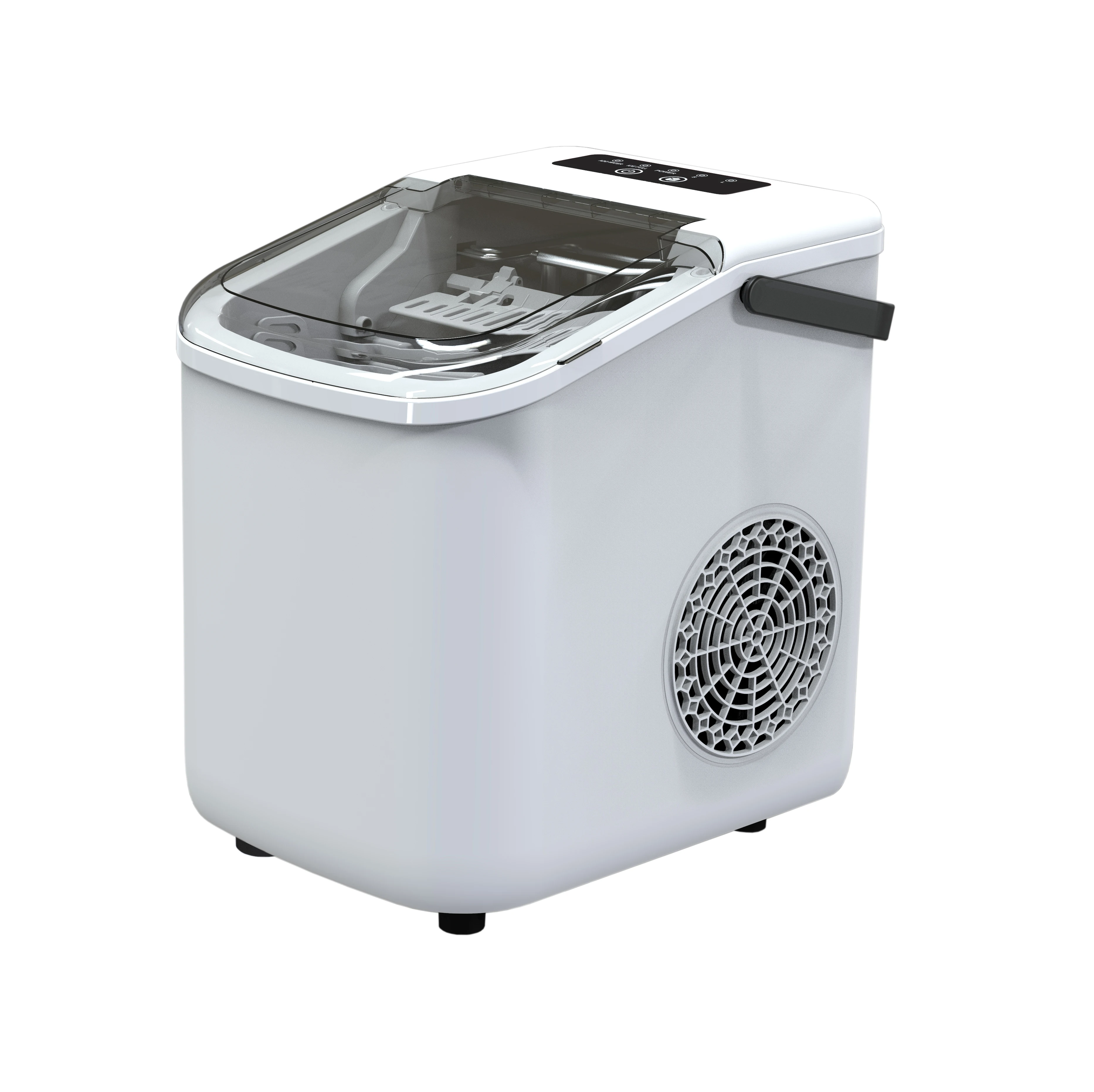 Gasny Factory Price Electric Stainless Steel Portable Ice Maker Machine With Ice Scoop First Ice In 8 Minutes 26 Pounds