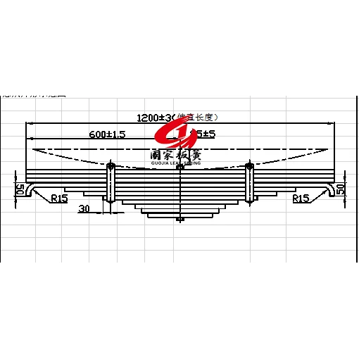 leaf spring 89.00kg 60Si2Mn SUP9 1200*100*12 Fuwa Type Leaf Spring