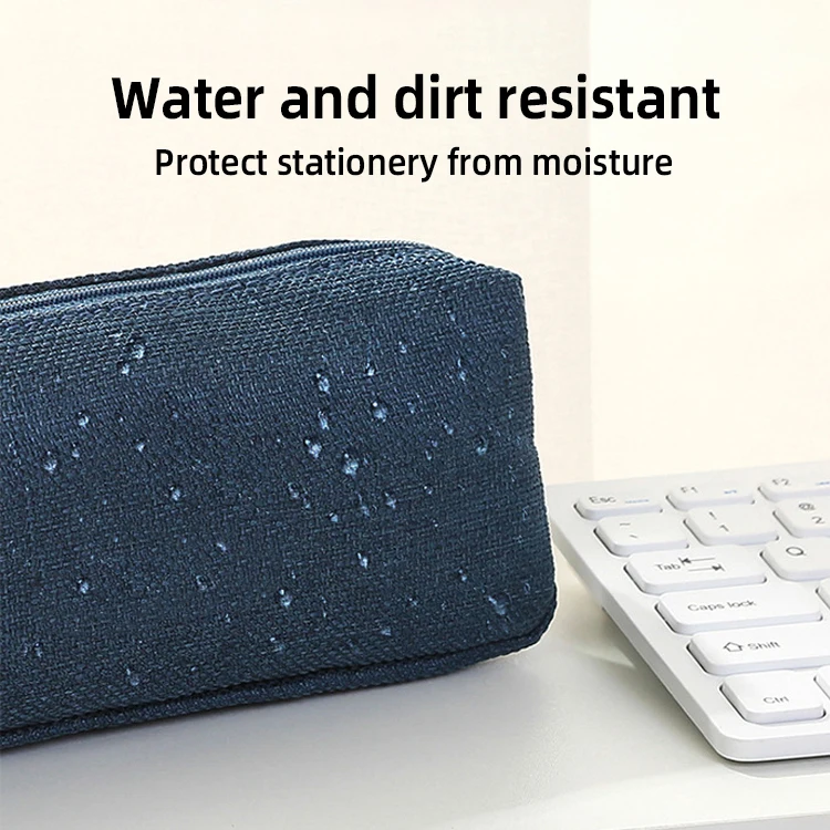 Custom Printed Kids Pencil Bag Polyester Zipper Pencil Pouch School Stationery Organizer Travel Pen Case For Girls