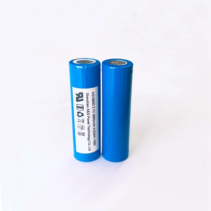 3.7v li-ion battery UL/CB/KC/BIS/UN38.3 certified 18650 3.7v 2600mAh lithium ion batteries for Smart Wifi Speaker