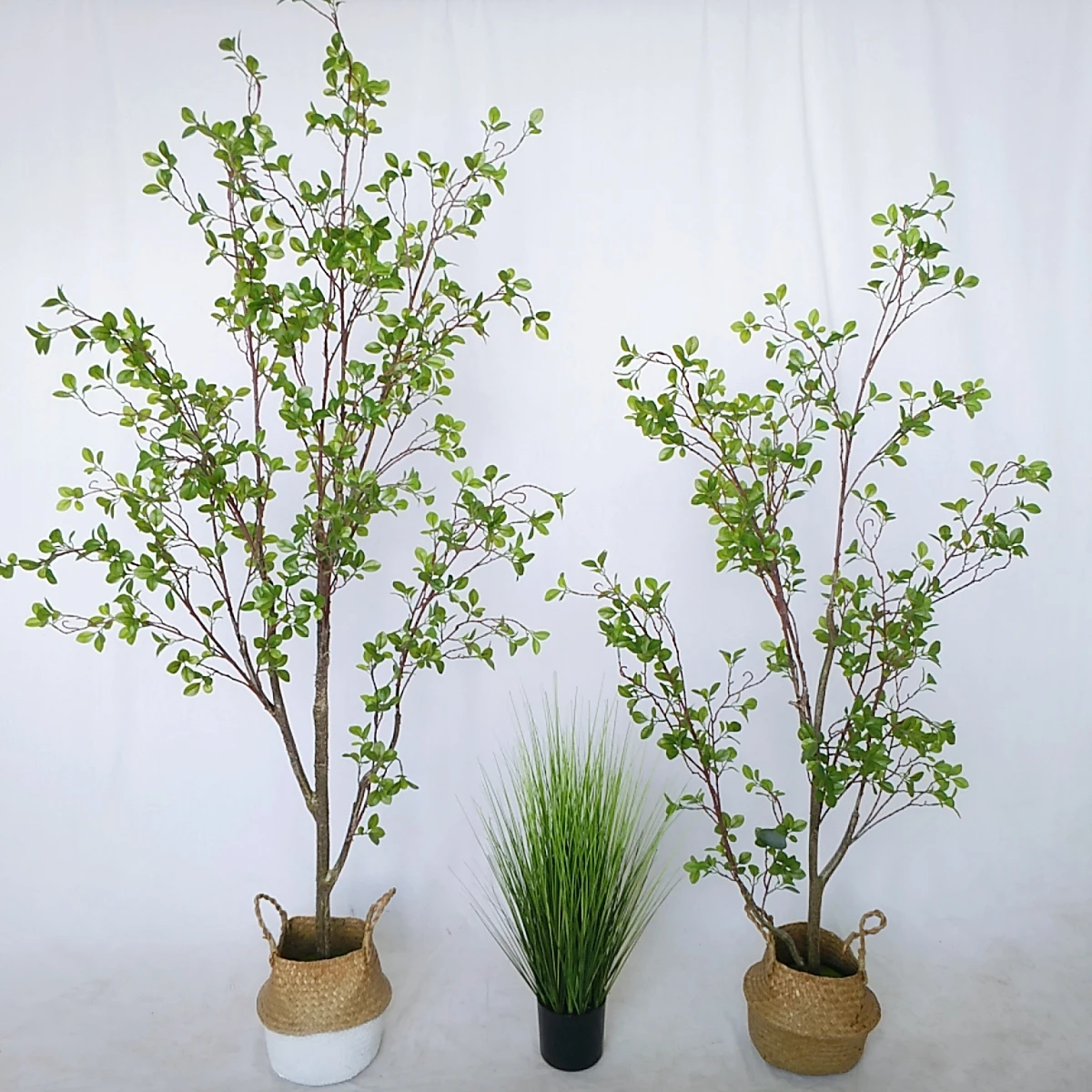 90 cm Outdoor Indoor Room Decorative Artificial Tsubaki Leaves Tree Artificial Plant In Pots