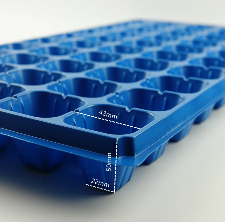 50 nursery cellsFactory Direct Produced High Quality Plastic Nursery germination tray PET Seedling Trays propagation tray