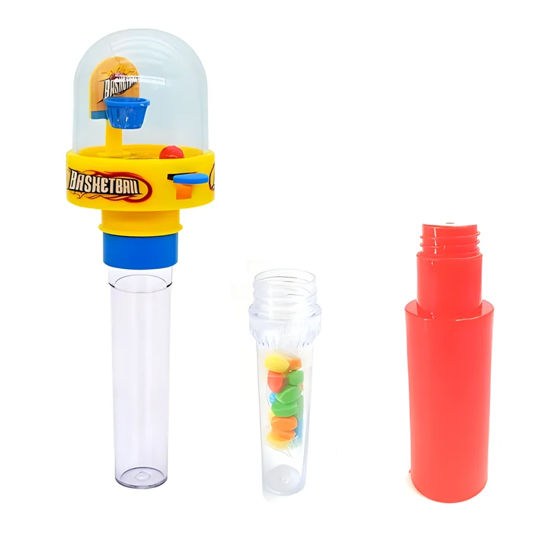 Funny surprise gift mini slam dunk toys basketball game plastic candy toy for kid
