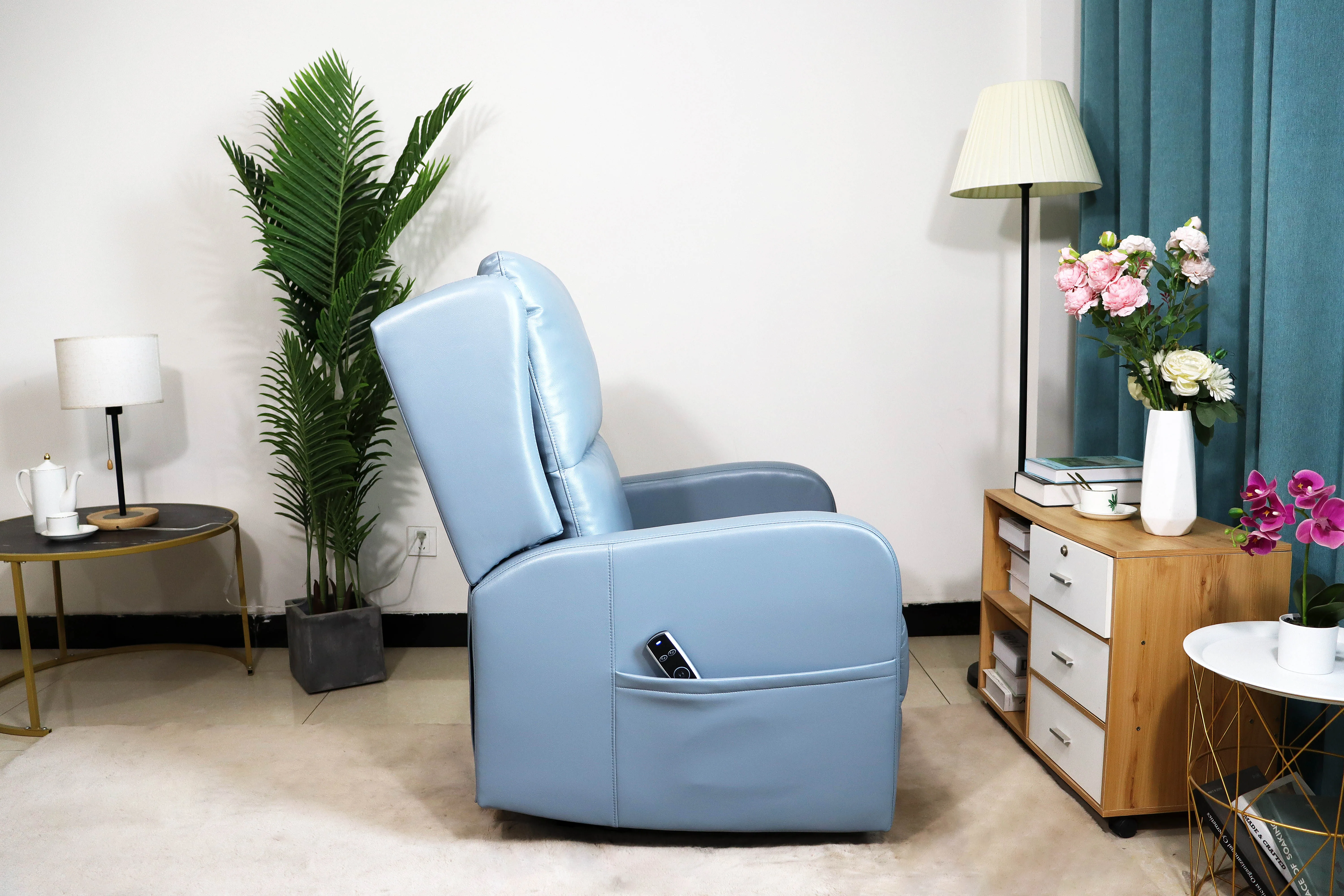 Electric living room modern single Recliner Sofa Set furniture, massage Recliner Chair, Theatre Chair Recliner