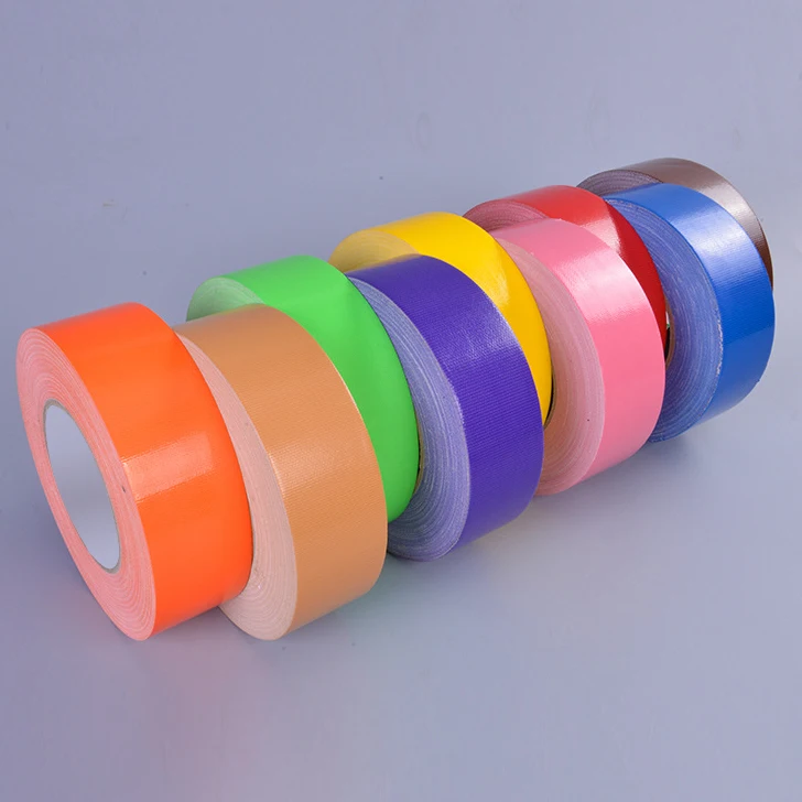 PVC cloth duct tape Floor Marking Tape Roll Custom Color duct tapes jumbo roll