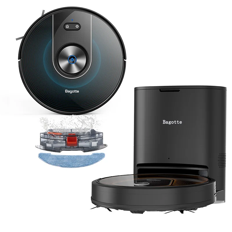 Smart Home Appliances Floor cleaning  Aspiradora Robot Mop Suction Electric Robot Vacuum Cleaner With Self-Emptying Dustbin