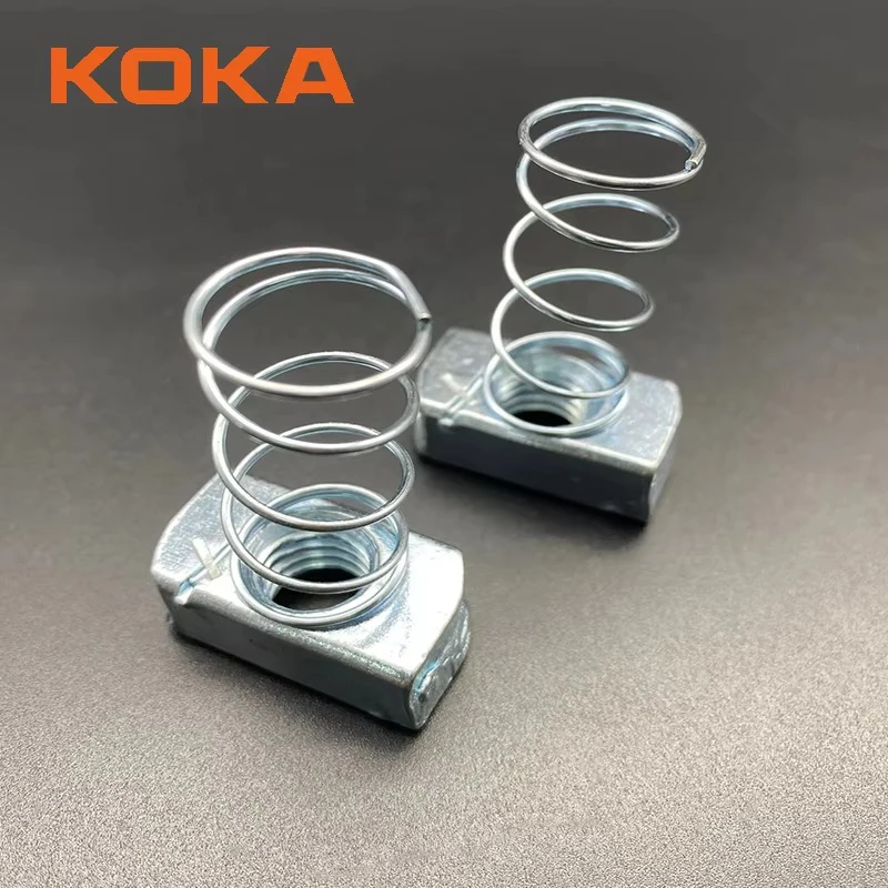 Wholesale Channel Nut Hot Dip Galvanized Spring Nuts m6 m8 m10 m12 Unistrut Spring Nuts