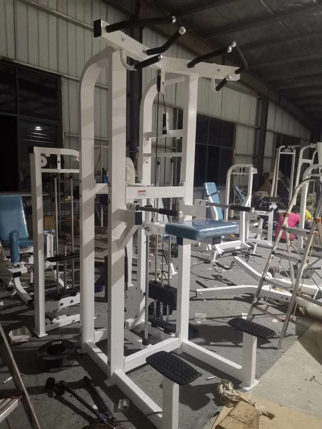 RuiBu-9037 Wholesale New Design Exercise Functional Trainer Machine Commercial Gym Fitness Equipment Assisted Chin/Dip