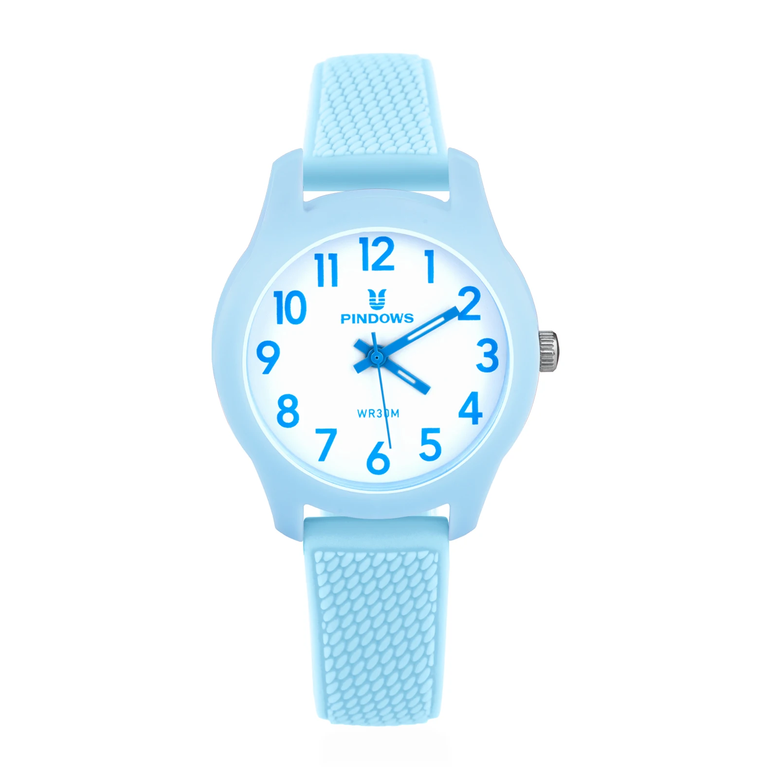 PINDOWS 2023 Factory Wholesale Hot Selling Fashion Small Size Simple Round Shape Waterproof Sport G&B quartz watch