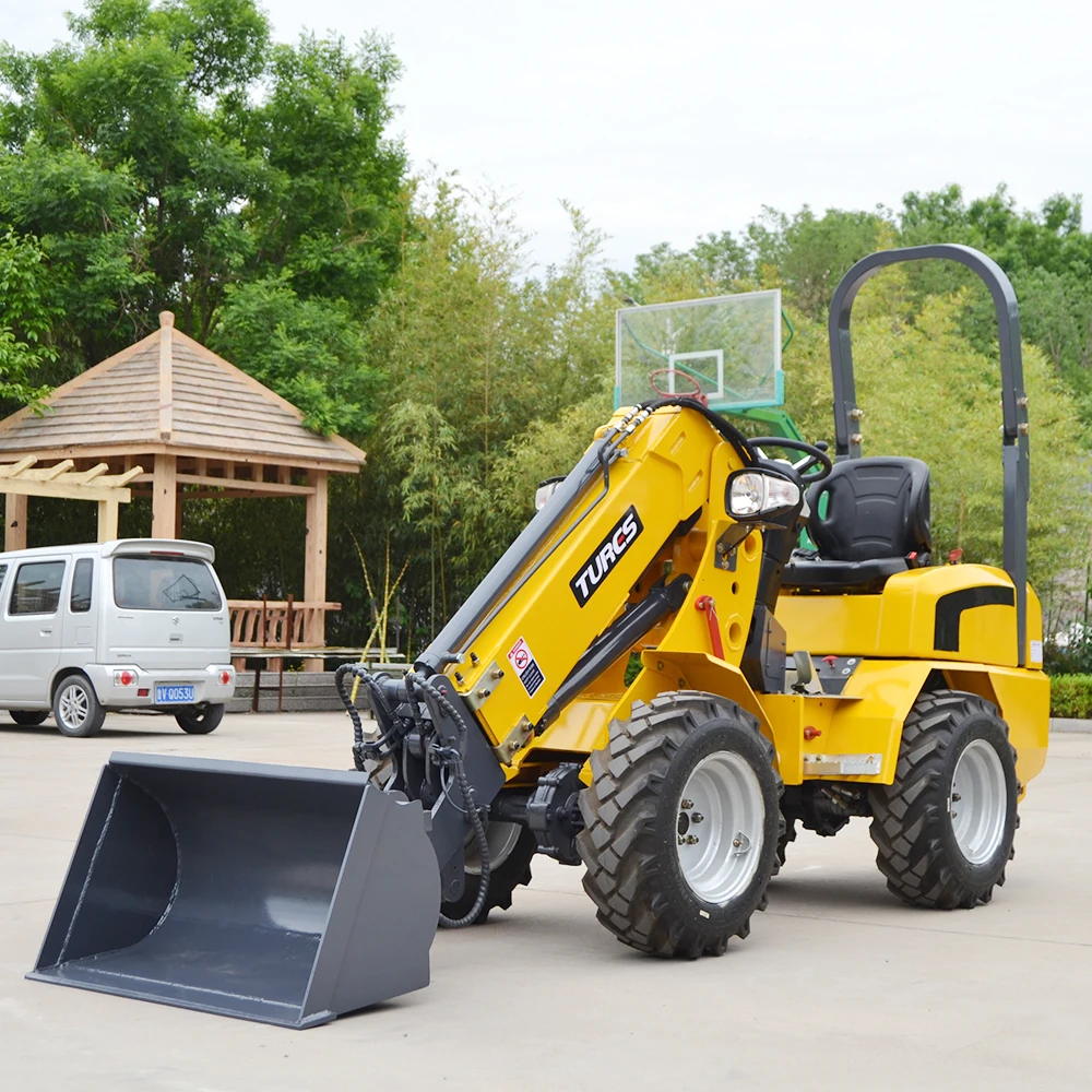 Shandong HERACLES Factory Supply loader Hydrostatic system control Agricultural loader Garden telescopic Wheel Loader