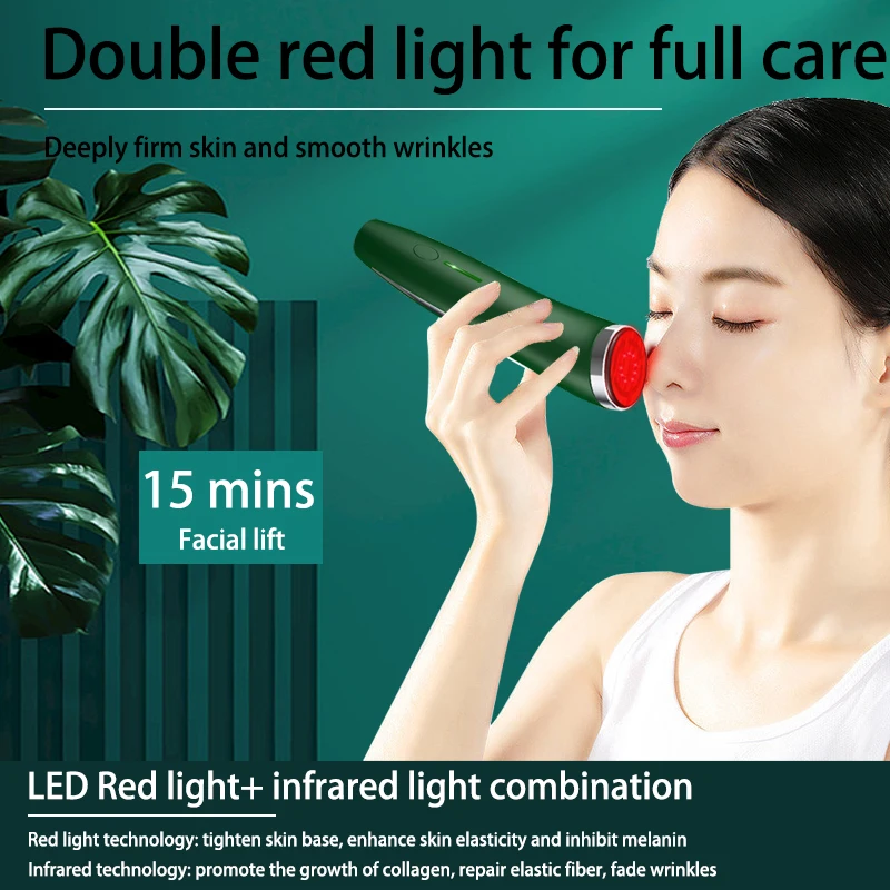 Portable led rf beauty instrument portable face radio frequency facial eye skin care home use beauty rf equipment