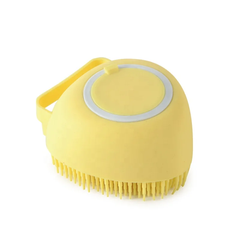 Silicone Body Brush Bath Scrubber Shower Gel Dispenser