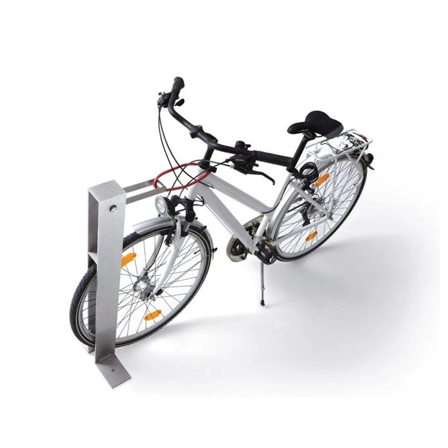 Floor Bicycle Carrier Iron Titanium Garage Floor Bike Rack Parking 1 Place Cycle Stand City Parking For Bicycle