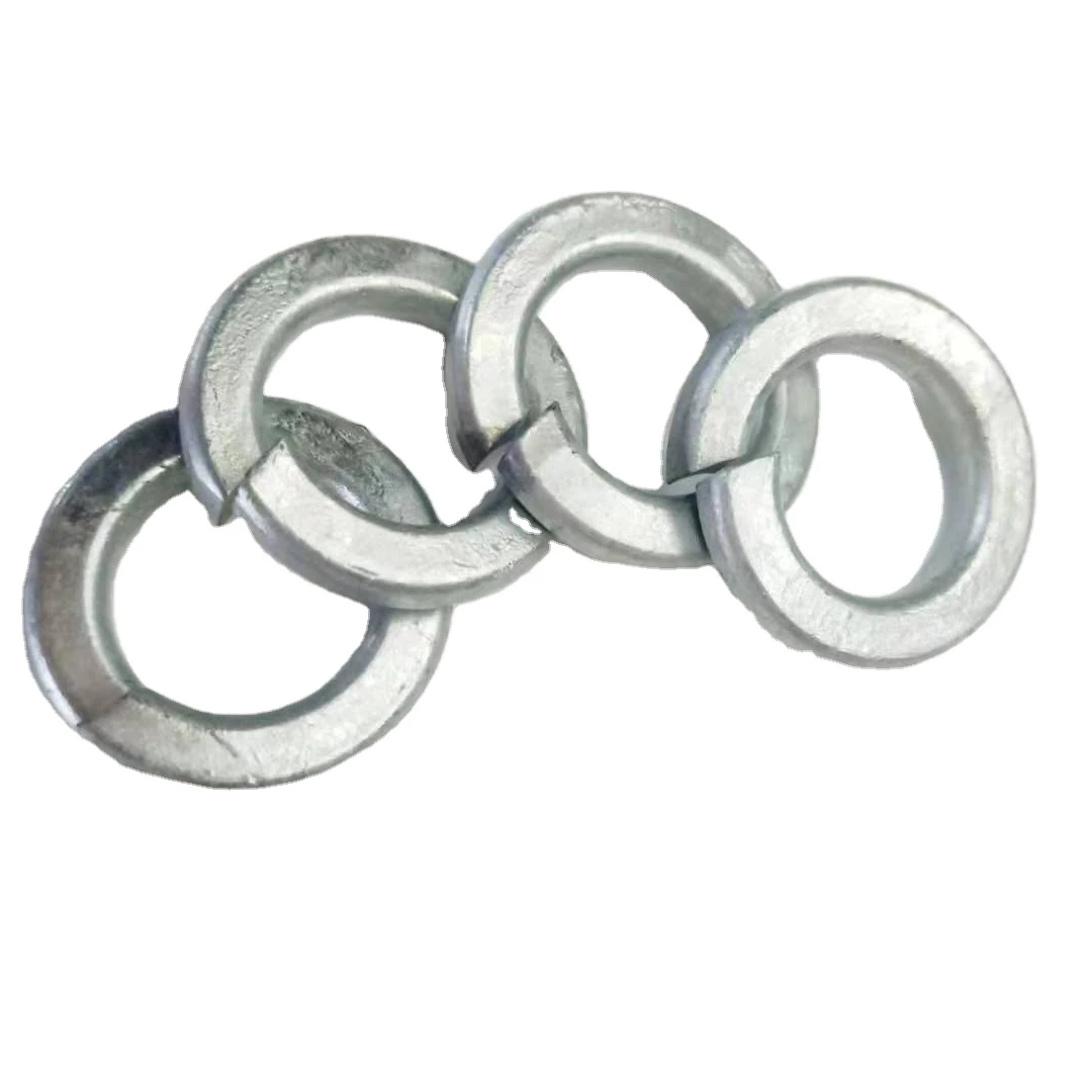 DIN127B Spring washer White & Yellow Zinc /hot dip galvanized Lock Washer Carbon Steel Washers