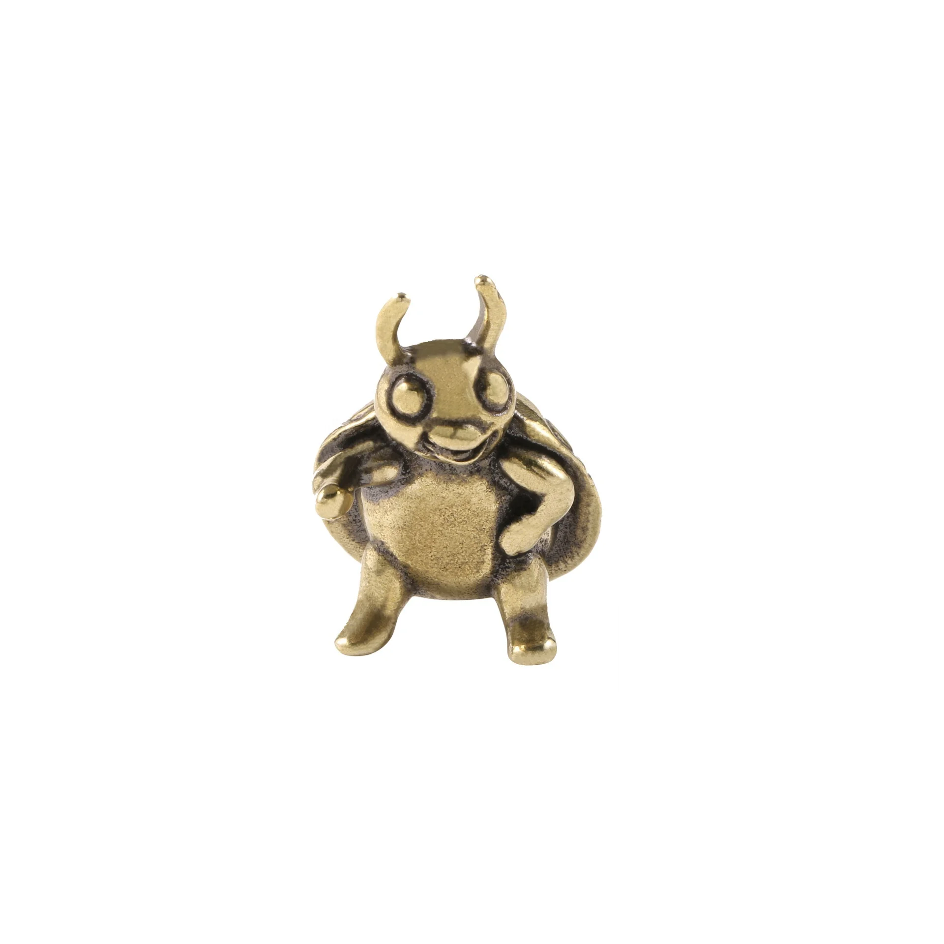 Wholesale brass toys, seven-star insect ornaments, copper crafts and insect statues.