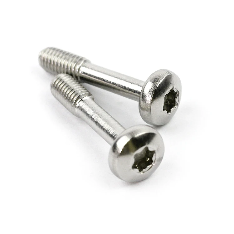 A2-70 Stainless Steel Torx Drive Pan Head Captive Screw Plain Finish DIN Standard Carbon Steel