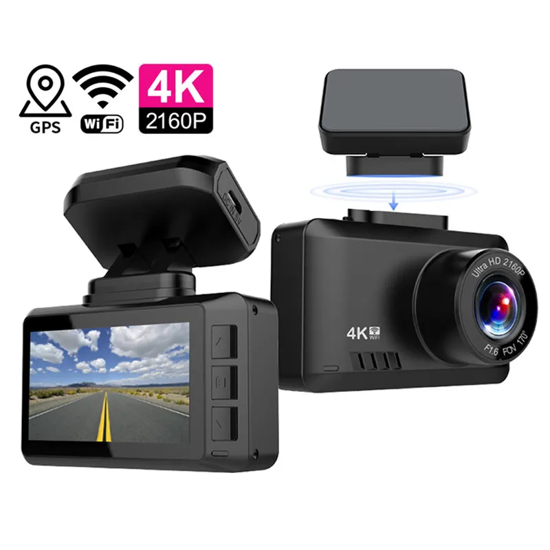  Видеорегистратор K2pro 2 45 дюйма 4k 2160p Wi-Fi Gps ночное