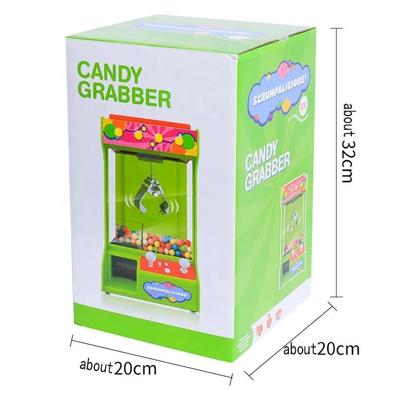 B/O candy grabber игрушка с музыкой и светом мини Игральный автомат игрушки настольные