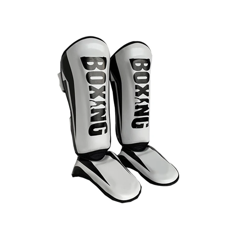 Benken Training Predator Blank Kickboxing Shin Pads Sublimation Custom Mma Muay Thai Leather Shin Guards
