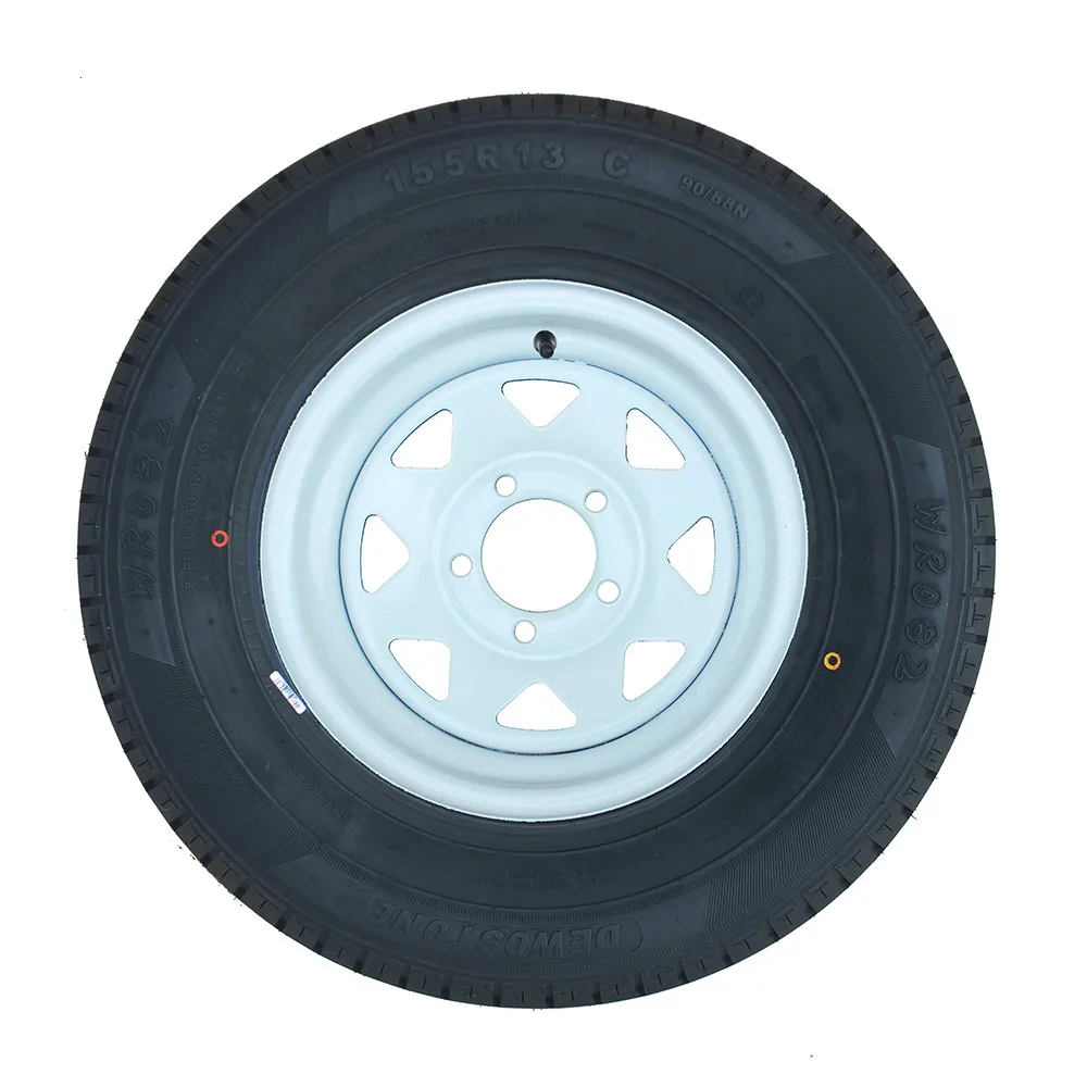 hot sale 155R13C tire with steel wheel