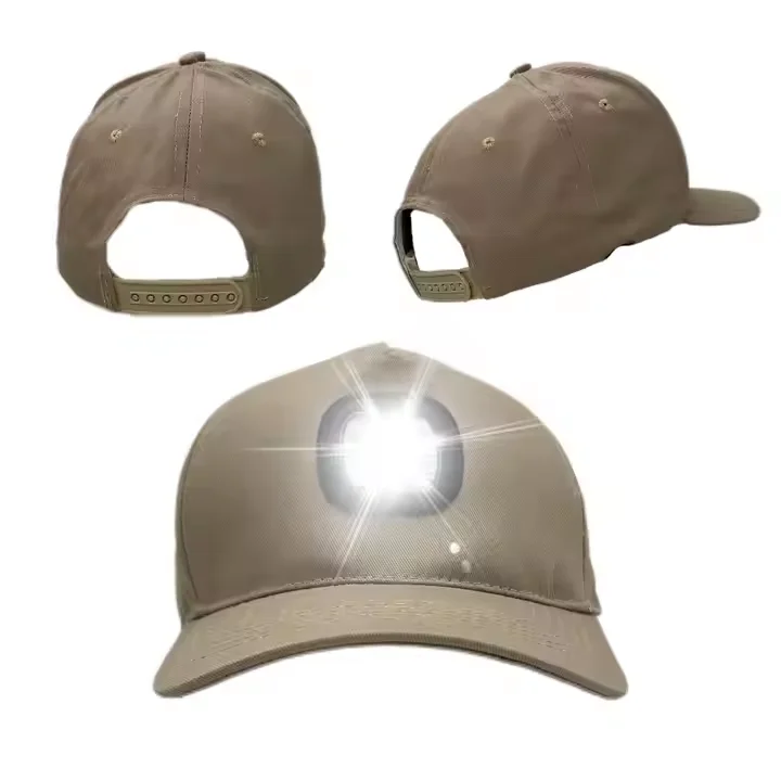 LED Baseball Cap with Lights Flashlight Headlamp Unisex LED Lighted Hats for Adults Fishing Cycling Jogging Camping
