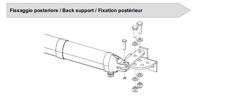 CSSGO-11 Dc24V Remote Single Swing Gate Electric Motor Linear Actuator