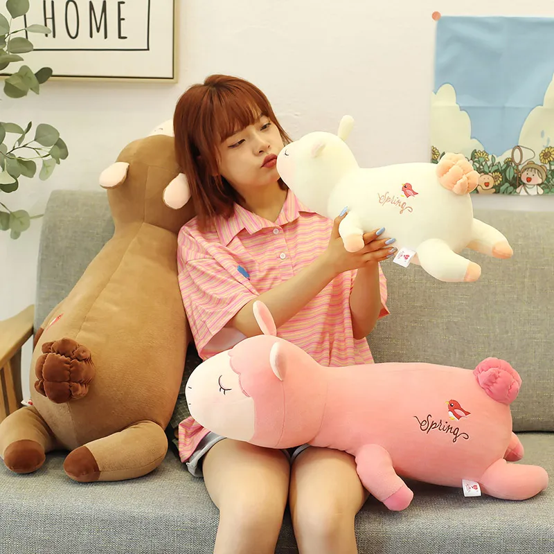 OEM ODM High Quality Promotional Alpaca Cartoon Plush Doll Plush Toys Customized Plush Toys Direct Sales