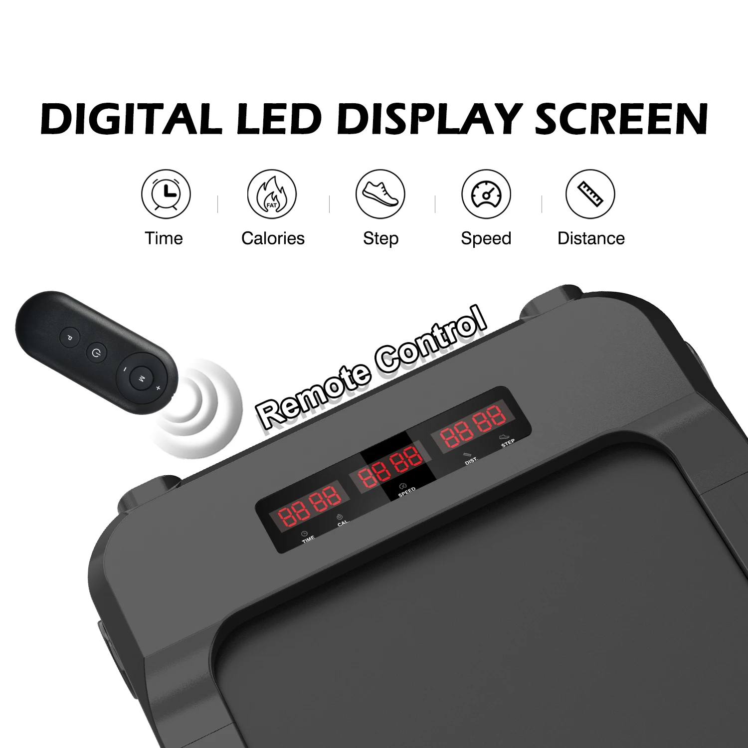 Motorised Treadmill Flat Treadmill No Handles Smart Walking Pad Home Fitness Treadmill