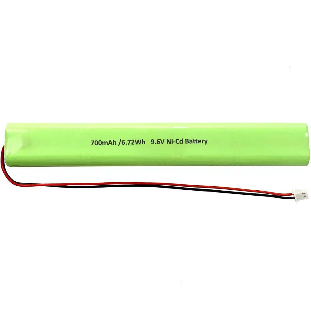Emergency Exit Light Battery Compatible with Unitech BBAT0043A Lithonia ELB-B003 ELB-B004 BAT9.6V700 AA700MAH AA900MAH
