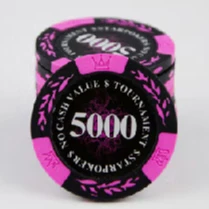custom Casino Entertainment Plastic Professional Premium Clay token Custom Ceramic Poker Chips
