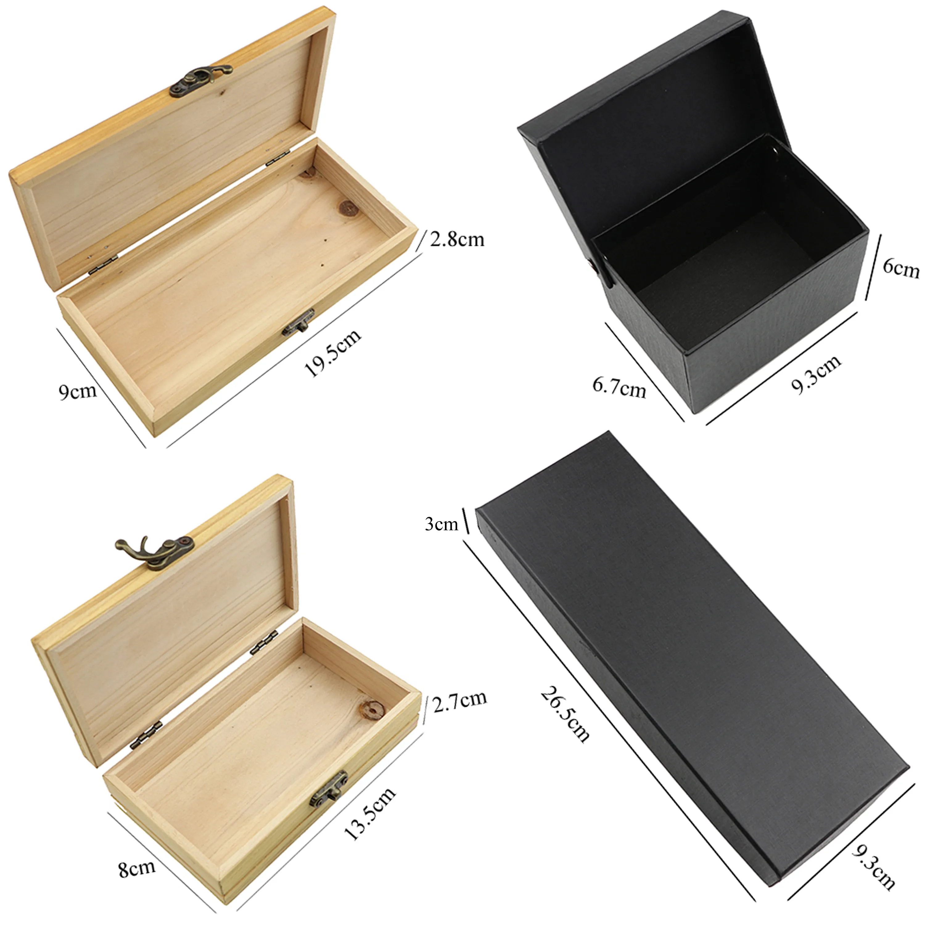 Necktie Bowtie Set Gift Packing Real  Vintag Fashion Classic Accessory Box